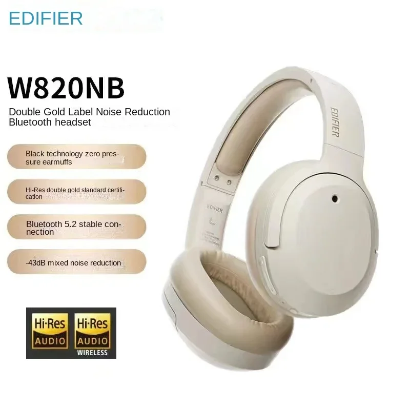 Walker W820nb Double Gold Standard Version Active Noise Reduction Headset Bluetooth 5.2 Headset Bluetooth