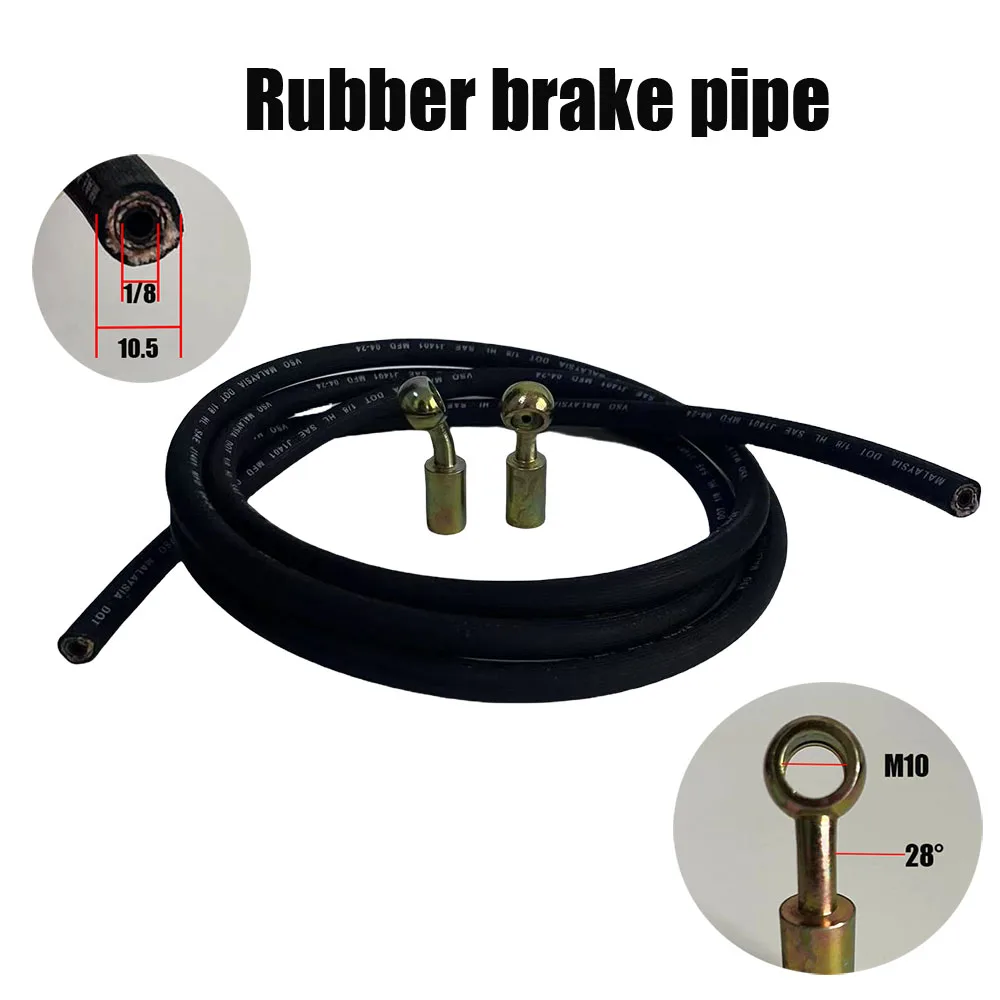 1/8 Rubber Brake Pipe Clutch oil pipe Reinforced Conditioning Flexible Oil Line  Automobiles Motorcycles Tricycles Quadricycles