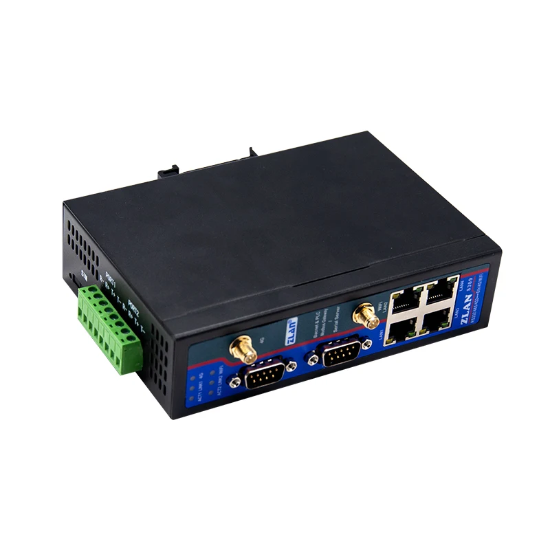 

Manufacturer's IoT Gateway With Modbus Support RS232/485 To RJ45/WIFI/4G Interface ZLAN8309