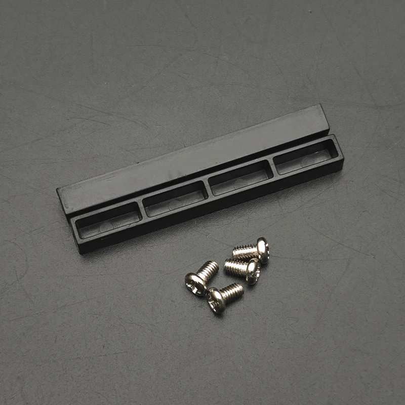 [Pickup DIY Kits] 4.5MM Rounded Corner Rail Blade Humbucker Pickup Kits-Ceramic/Plastic Bobbin/4C Cable for Dual Coil Pickup Kit