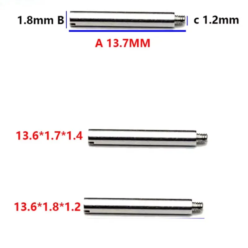10pcs Watch accessories Rolex strap screws, 1 letter screws, and various strap flat screws compatible with various 10pcs