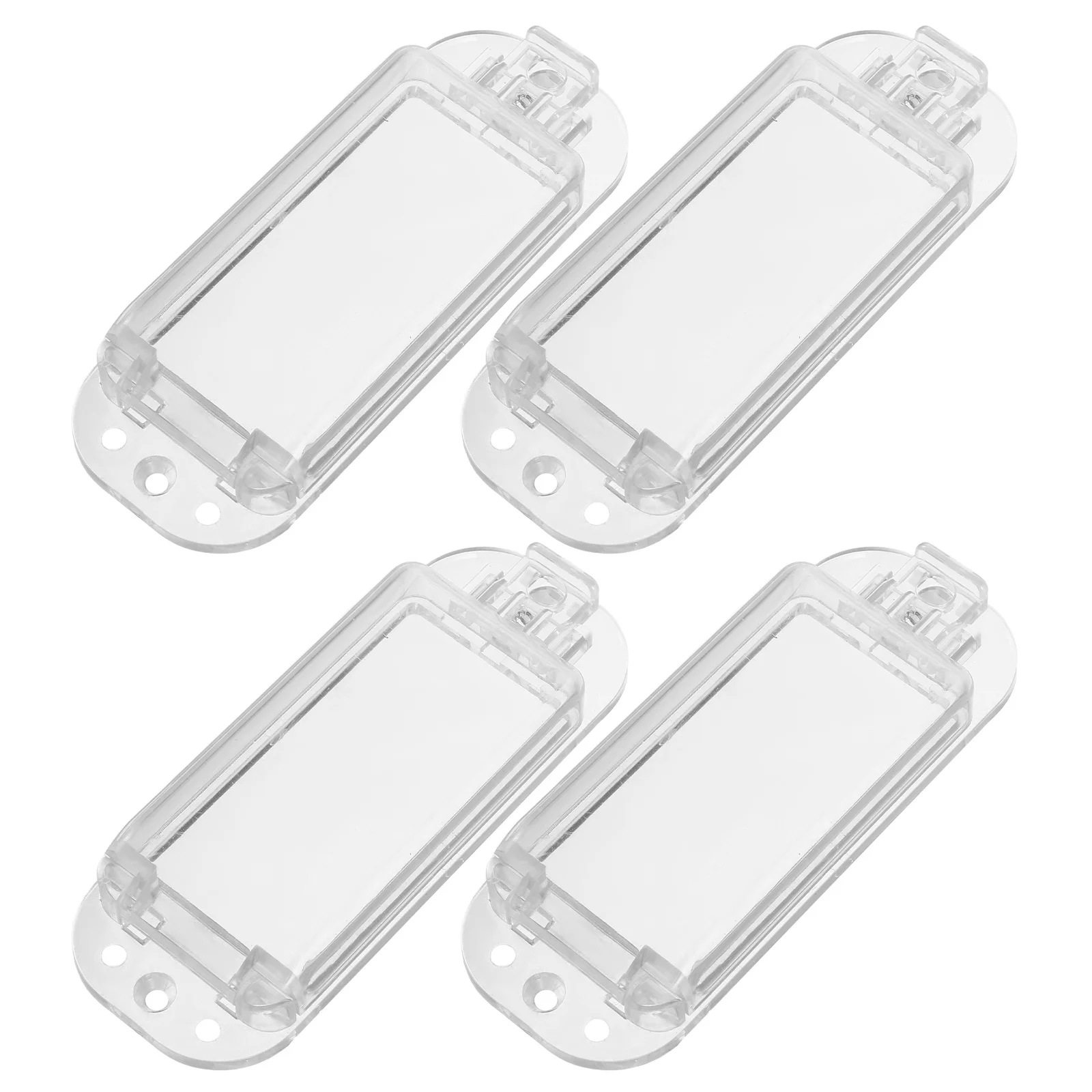 

4pcs Light Safety Cover Transparent Rocker Switch Protectors For Home Office Proof Wall Switch Guard Waterproof
