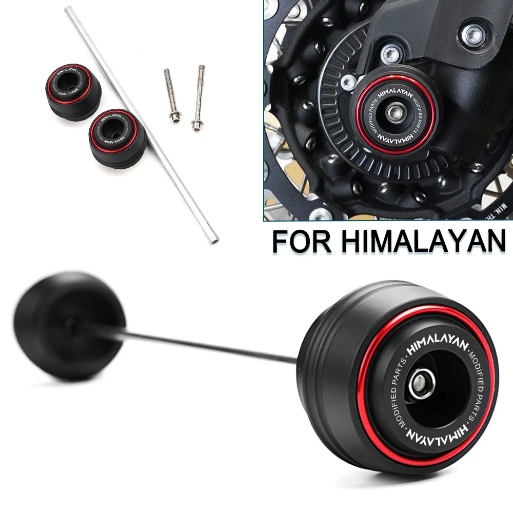 

For Royal Enfield Himalayan 411 450 HIMALAYAN 450 2016-2025 Motorcycle Front Wheel Axle Fork Crash Protector Pad Accessories