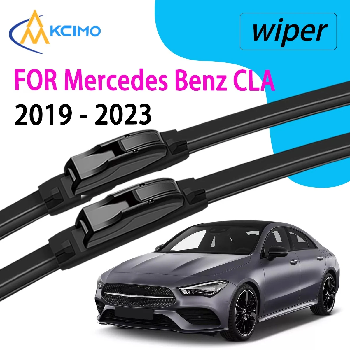 

Car Windscreen Wiper Blades Fit Mercedes Benz CLA 2019 - 2023 Auto Windscreen Wiper Replacement Accessories Kit
