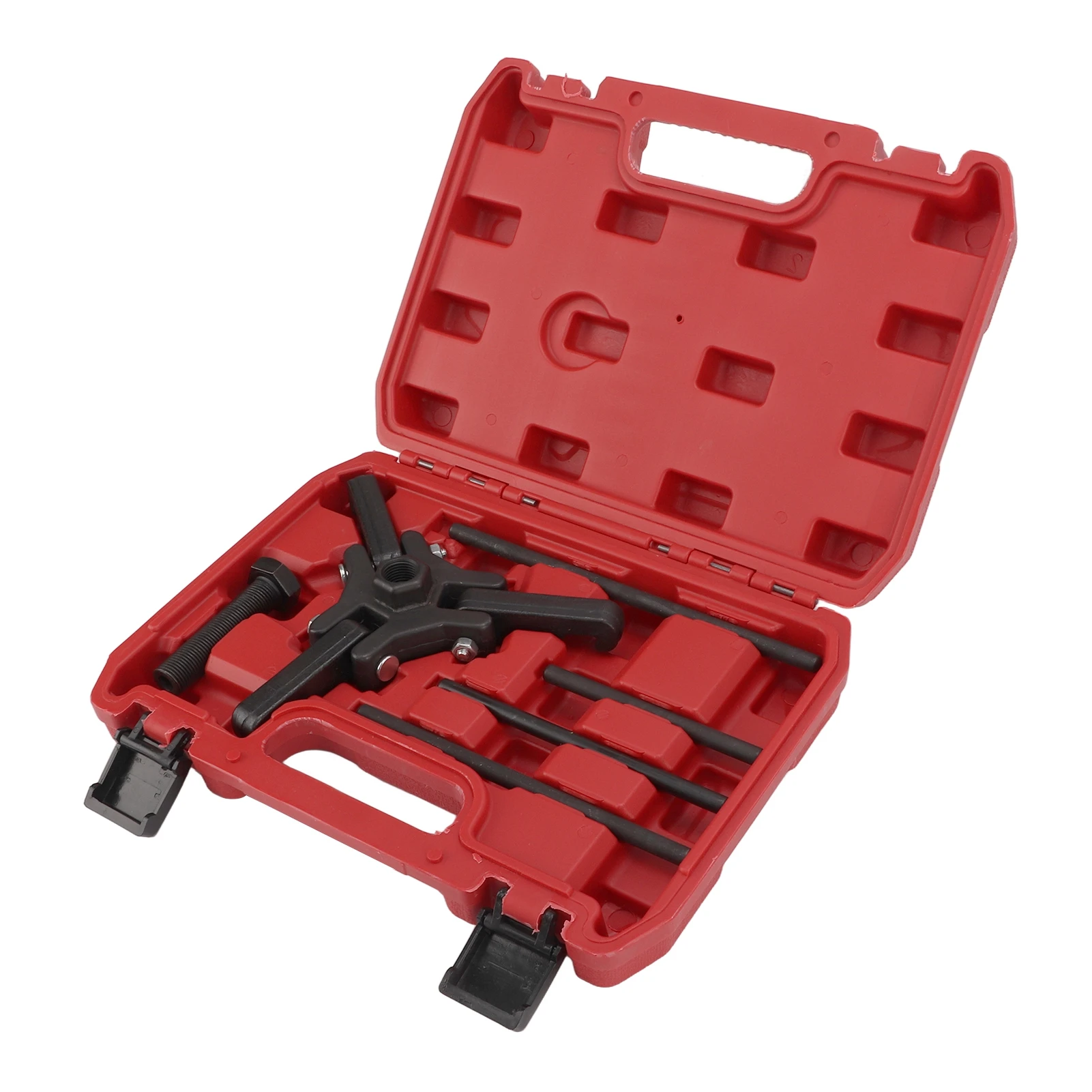 

6 шт., комплект съемников шкивов гармонического демпфера, углеродистая сталь, черный оксид, балансир, инструменты для ремонта