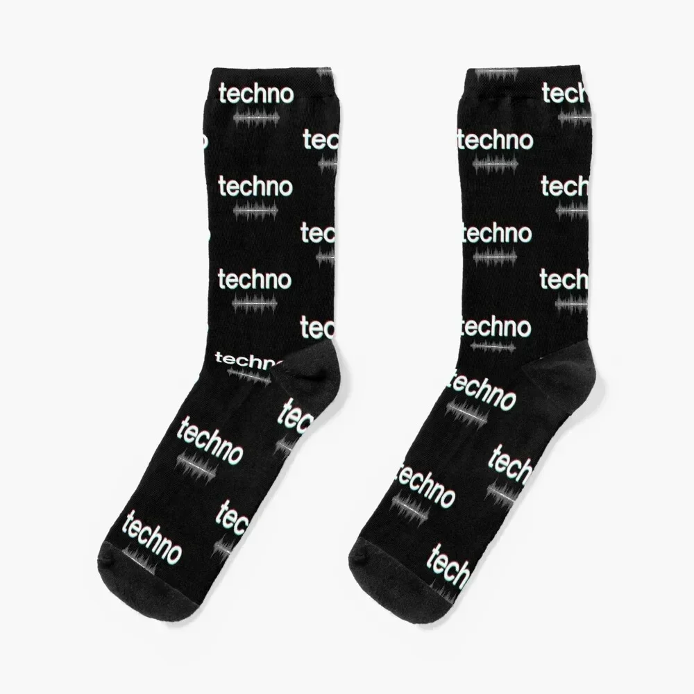 

Techno Music Socks gift Stockings compression fashionable retro Luxury Woman Socks Men's