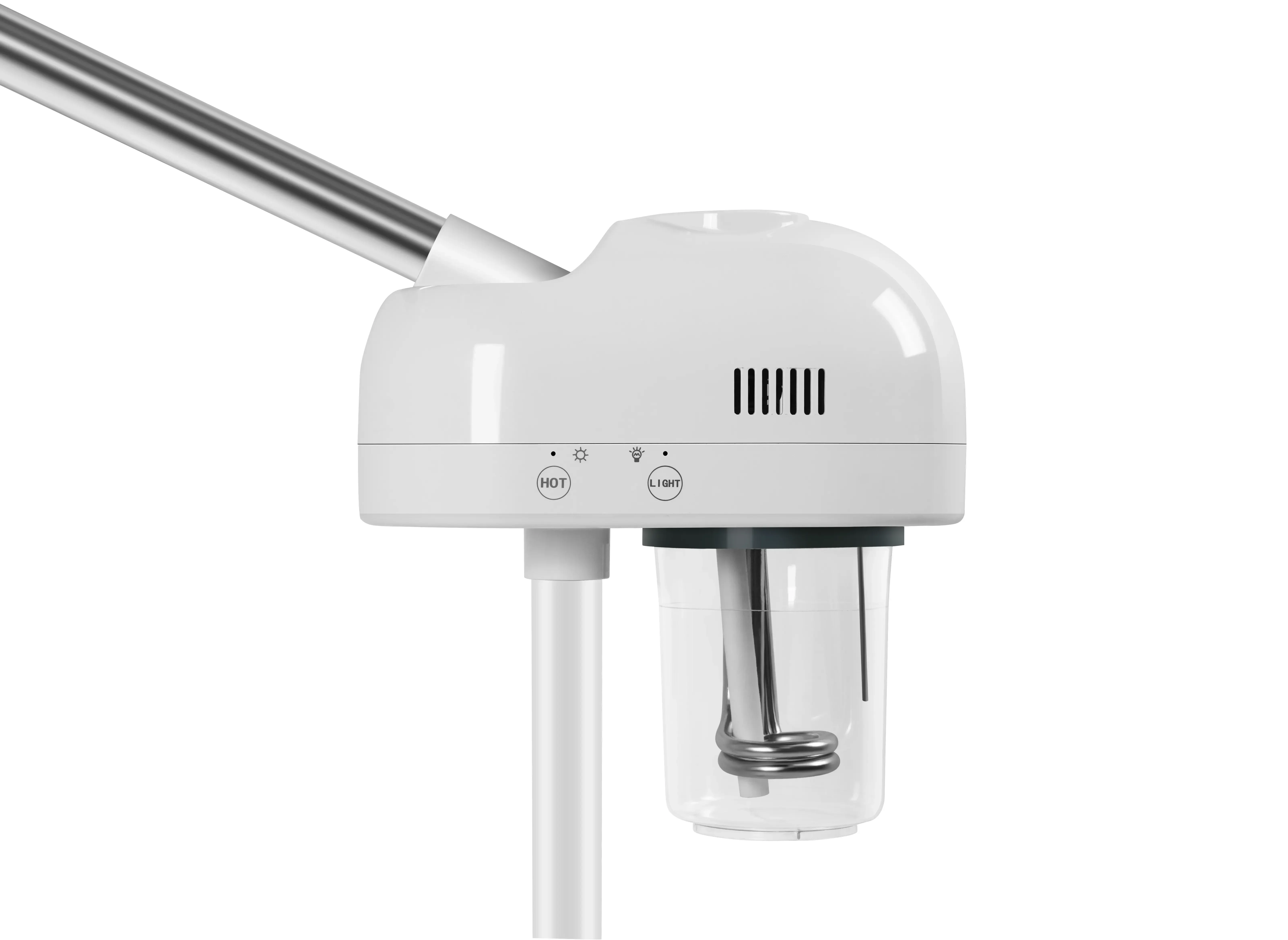 โอโซนบนใบหน้าสปาเครื่องอบไอน้ําร้านเสริมสวยในครัวเรือน Sprayer Steamer อุปกรณ์ทําความสะอาดผิว