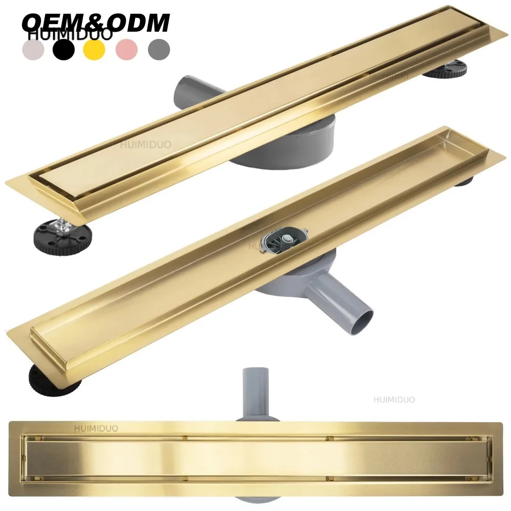 Popular 304 Stainless Steel Shower Drain with Hair Filter Floor Drain for Bathroom Tile Insert Drain