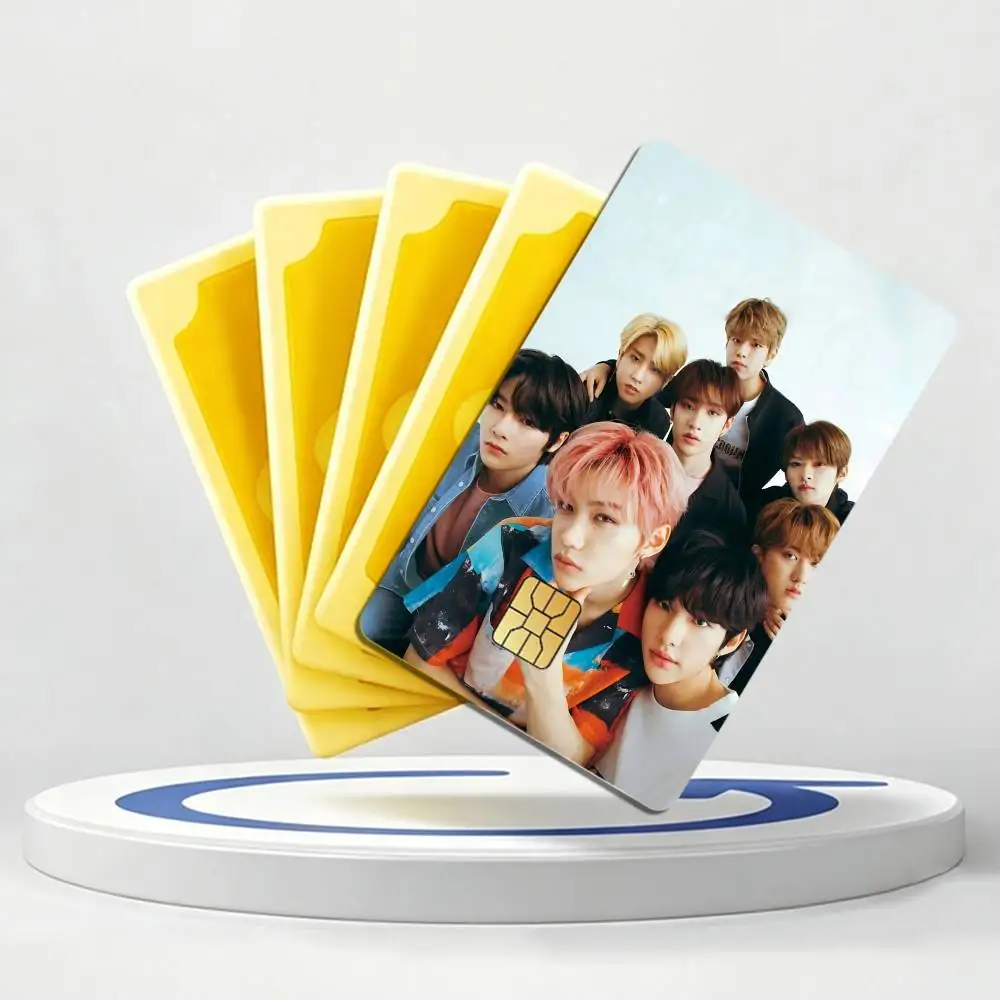 K-pop BoyS S-Stay SKZ Card Stickers for Bank Access Protective Waterproof Film Cover Sticker Gift