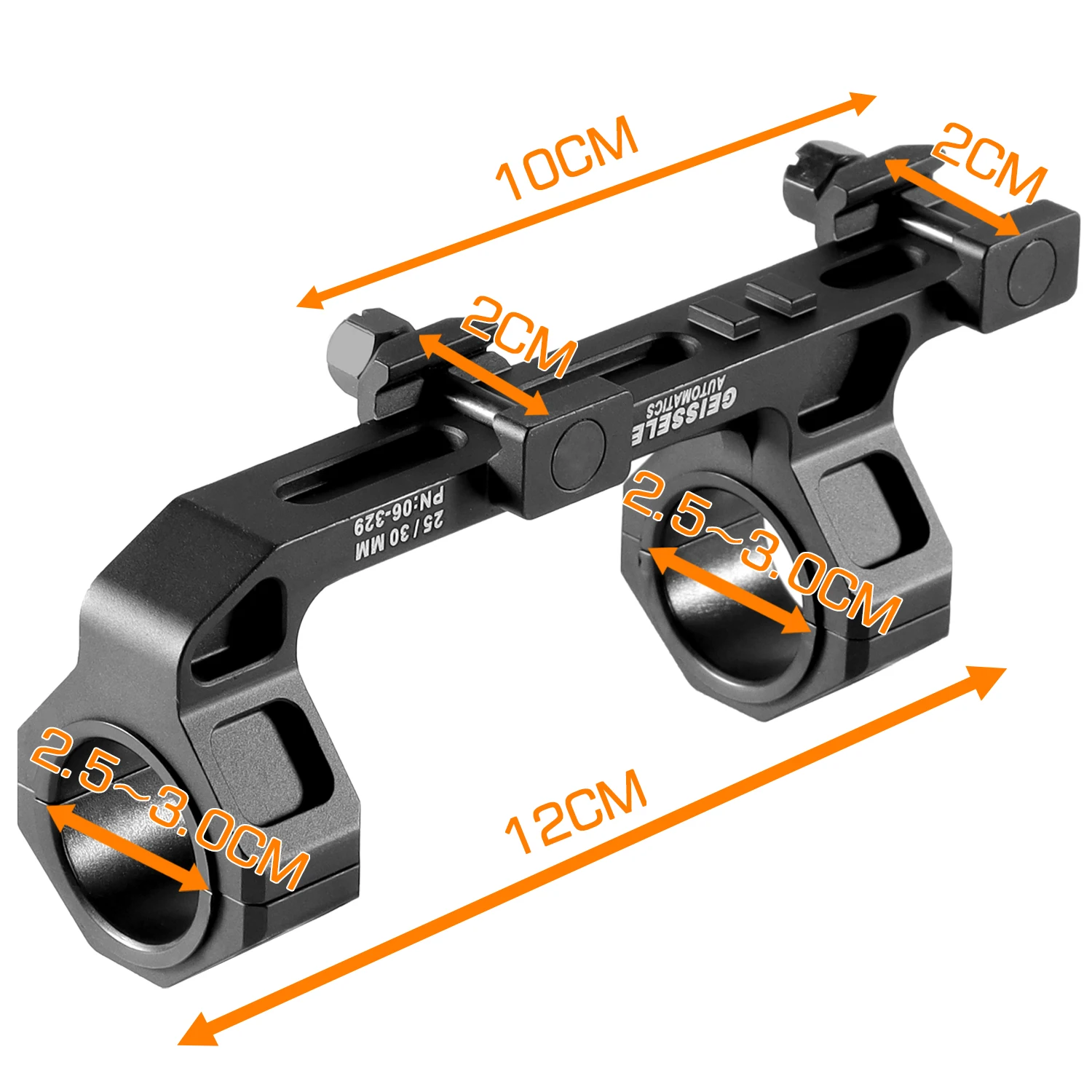Cantilever Scope Mount Rings Super Precision 25,4 mm 30 mm Zielfernrohrringe High Profile Picatinny Rail Base