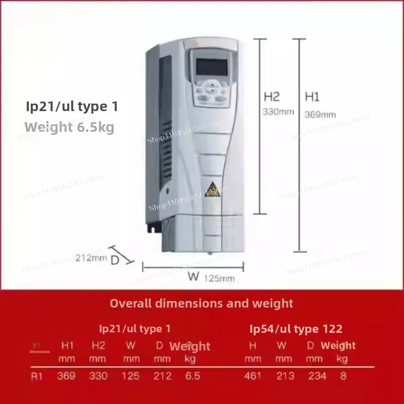 

Новые инверторы серии ACS550 (ACS550-01-072A-4/087A-4/125A-4/01-15) — гарантия 1 год