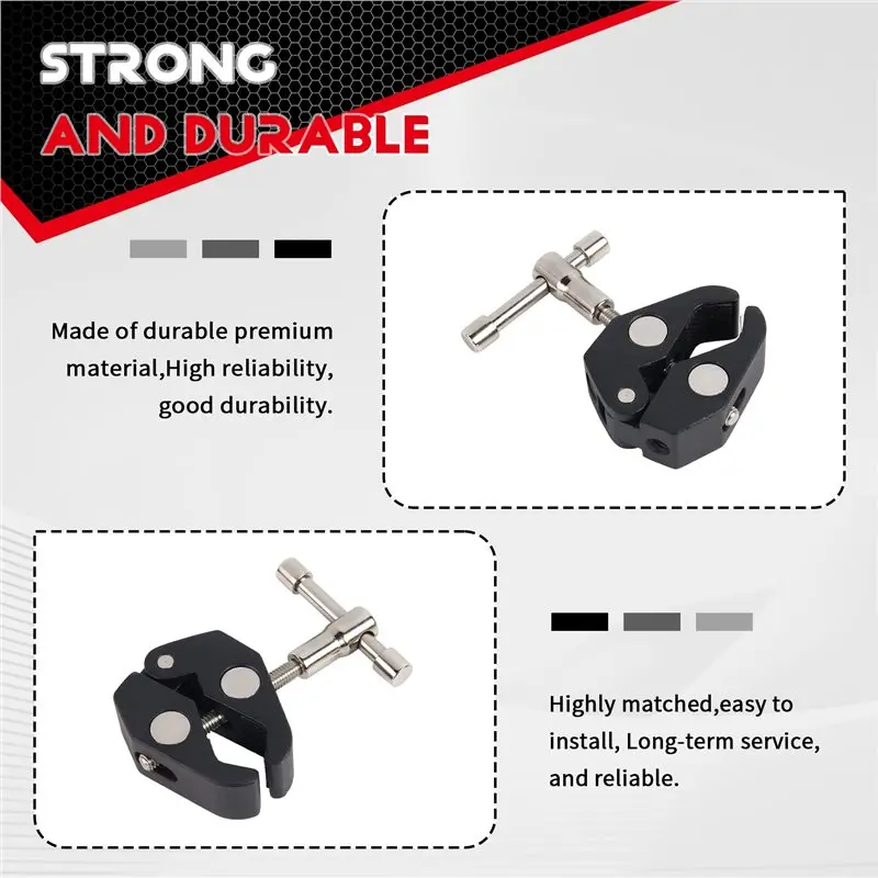 AWAH Mount For Starlink Mini, RV Ladder Pole Mount, Adjustable Clamp For Starlink Mini, Compatible With Original Pipe Adapter