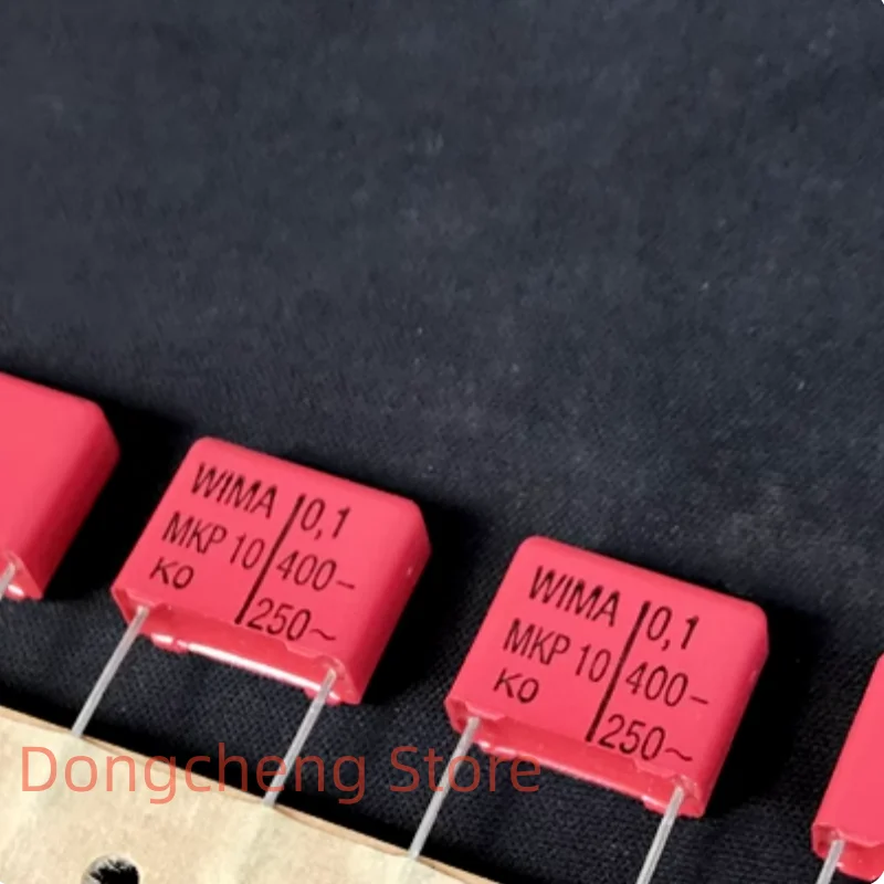 

10PCS/50PCS WIMA capacitor 400V 104 0.1UF 400V 100nF 104J 5% MKP10 Pitch 15mm Film Audio capacitor DIY