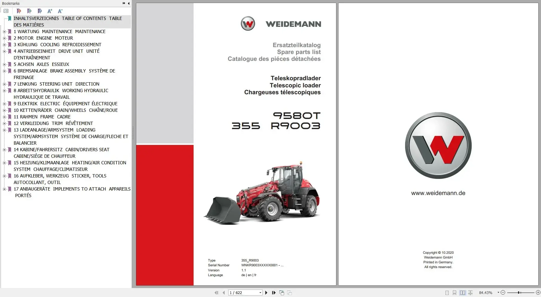 AutoCD Weidemann Machinery 11.6 GB PDF 2023 كتالوج قطع الغيار متعدد اللغات #3