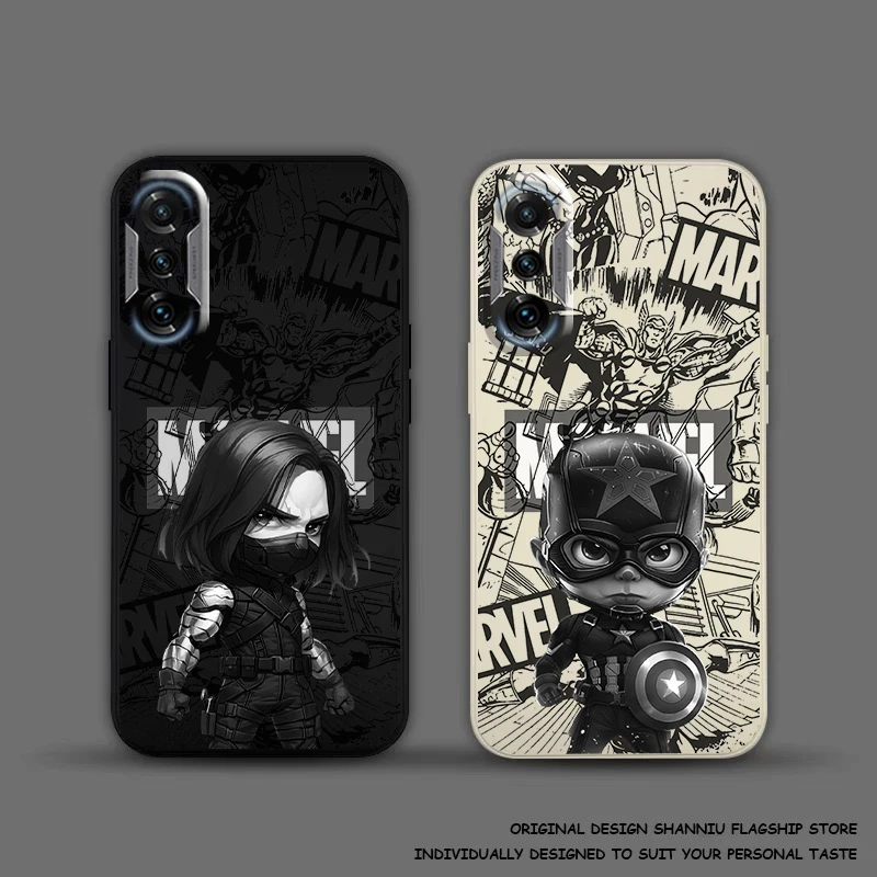 Bucky Barnes sarung ponsel kapten Amerika, untuk Xiaomi Redmi K70 K60 K60E K50 K50i K40 Gaming Ultra K40S K30 K30S K20 Pro