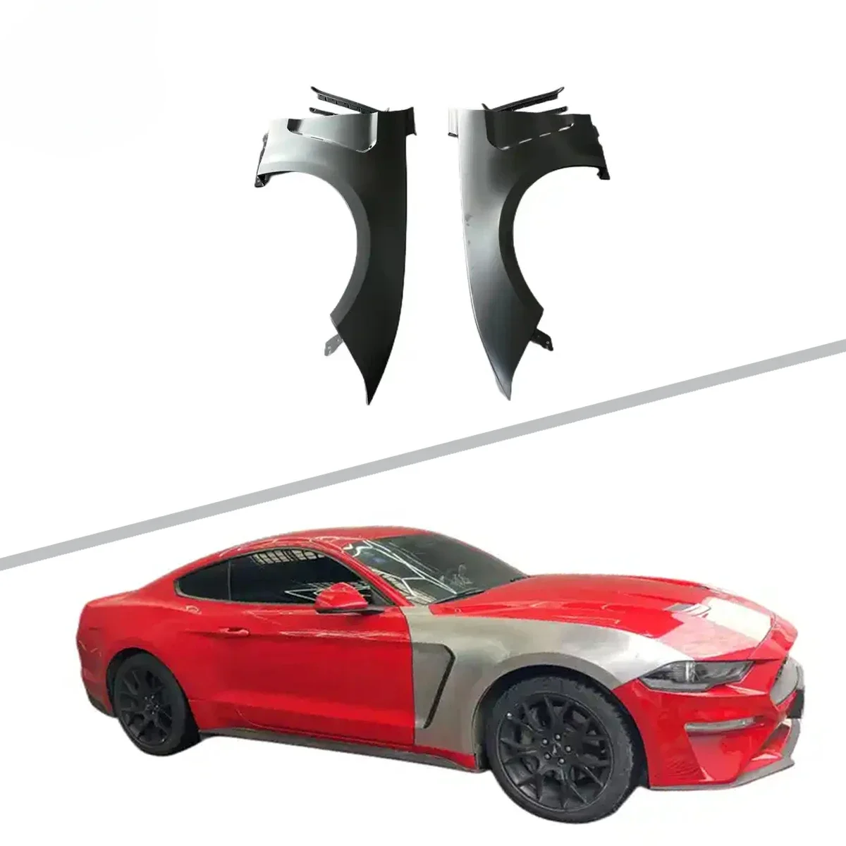 

GT350 Style Car Facelift Body Accessories Steel Fender For Mustang 2018-2022