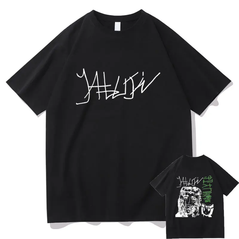 Yabujin-Camiseta estampada para hombre y mujer, camisa de manga corta 100% de algodón, Estilo Vintage, Hip Hop