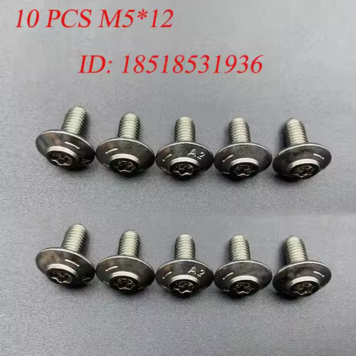 For R1250GS ADV R1200GS LC R1200RT S1000RR S1000XR C600 C650GT F750GS F850GS R NINE T K1600GTL M5 Fairing Stainless Steel Screws - Image 2