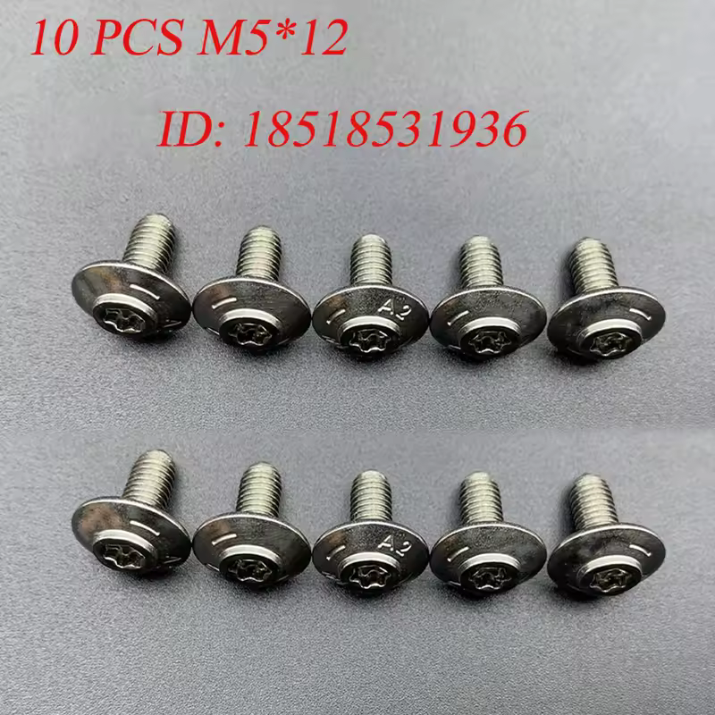 For R1250GS ADV R1200GS LC R1200RT S1000RR S1000XR C600 C650GT F750GS F850GS R NINE T K1600GTL M5 Fairing Stainless Steel Screws - Image 2
