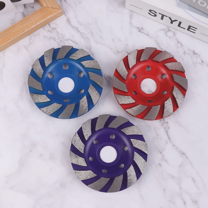

New Diamond Cup Wheel 4 Inch Concrete Turbine Diamond Cup Wheel Heavy Duty Angle 100MM Diamond Grinder Disc Cutting Wheel