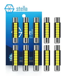Stella 10pcs Festoon LED C5W canbus Car light 29mm 31mm for car Bulb Interior Reading Light License Plate Lamp White Free Error