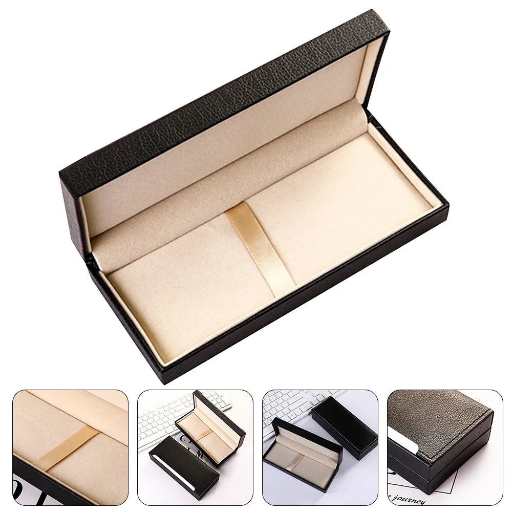 Pu Pen Case For Fountain Pens Business Gift Anti-Scratch Single Pen Holder Display Case Gift Packaging Birthday