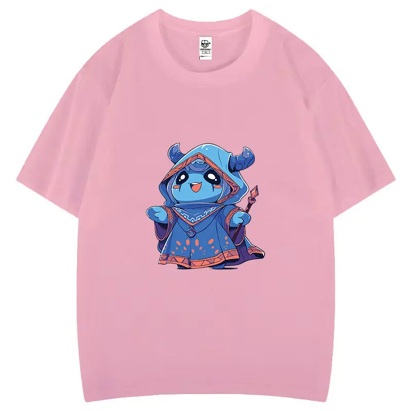 แบบไดนามิก Pose เกมการ์ตูนกราฟิกผ้าฝ้าย T เสื้อสาวอารมณ์ขันเสื้อยืด Trend Tops Ropa Mujer Street แฟชั่น Cool Novelty