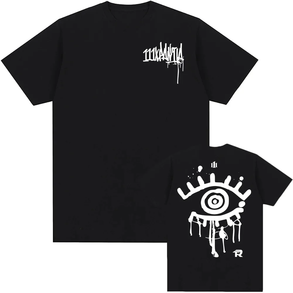 2025 Album 111XPANTIA Fuerza Regida T-shirt Grunge Hip Hop Unisexe Streetwear Coton Décontracté Manches Courtes T-shirts Hommes Femmes T-shirts