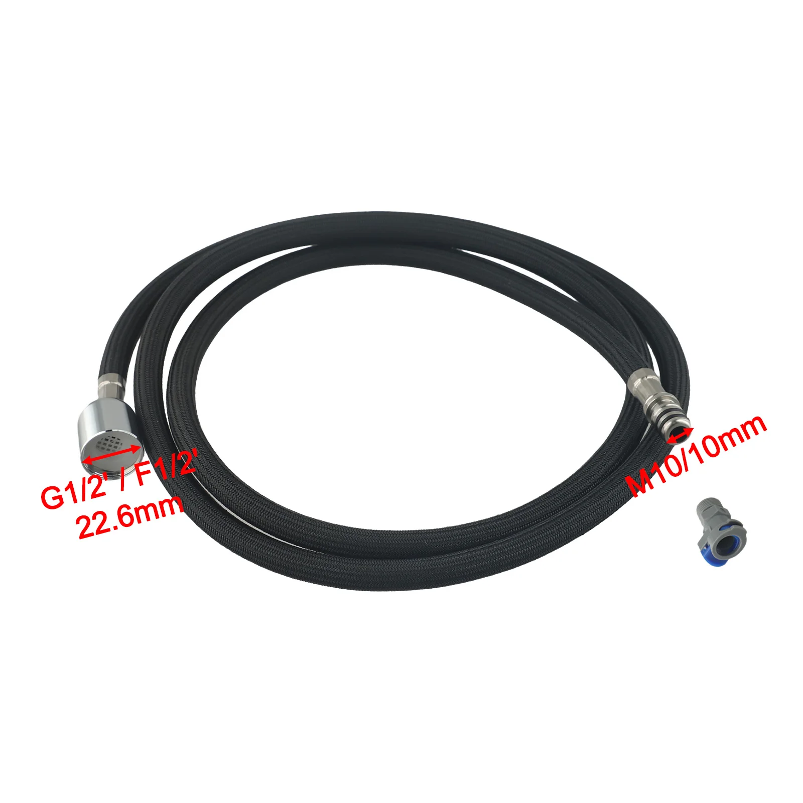 استخدام المطبخ تحسين المنزل خرطوم صنبور المطبخ 360 دوران خرطوم مقاومة للتسرب رؤوس معدنية طويلة ومرنة