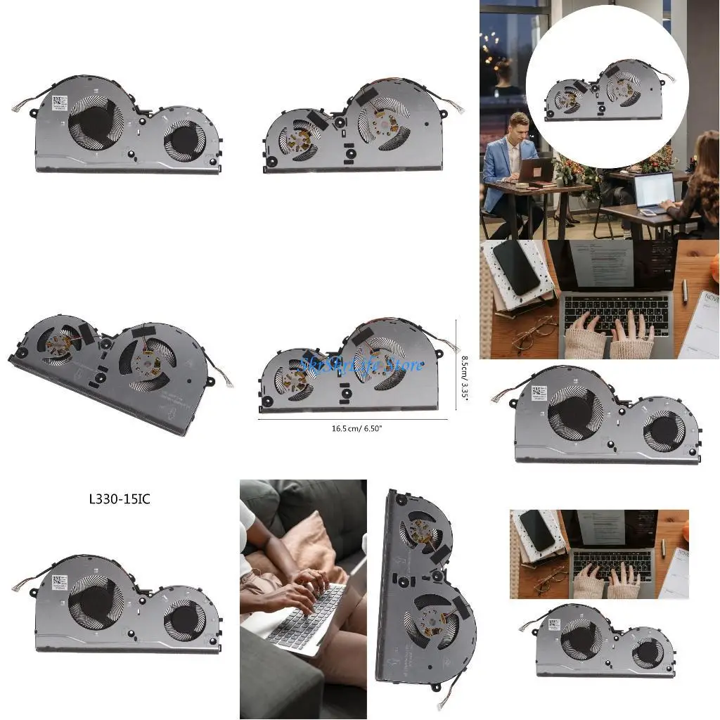 

E65E ЦП Охлаждающий вентилятор для L330-15ICH 17ICH ноутбук.