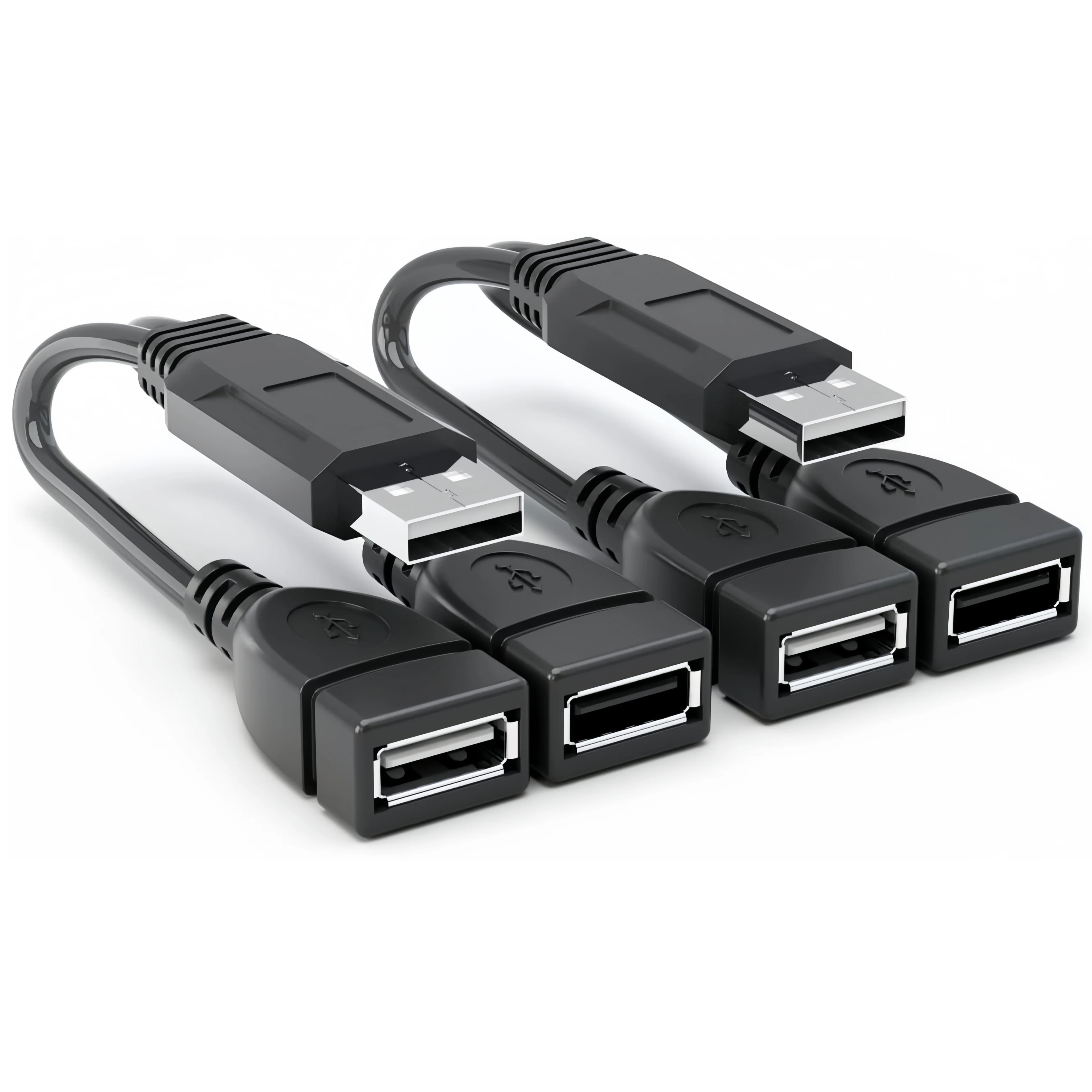 10 Uds 1M 2M 3M 5M 10M USB 2,0 tipo A macho a macho Cable de extensión USB hembra a macho Cable de extensión USB2.0 480Mbps Transmi