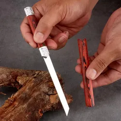 Exquisite stainless steel small straight knife fruit knife facas sushi household sharp portable magic pen hand meat knife