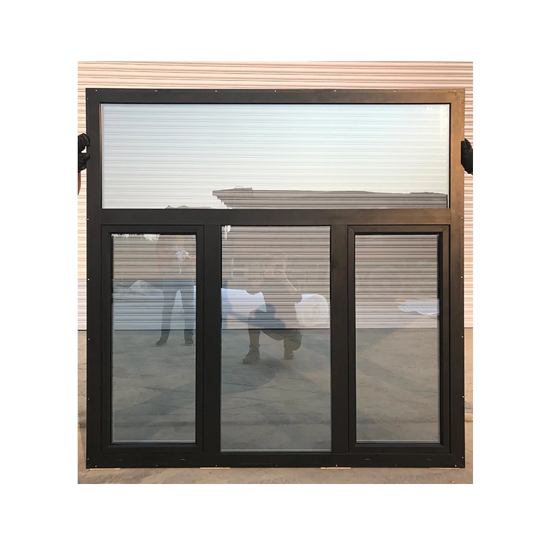 Doorwin NFRC Certificate Factory Made Thermal Break Aluminum Best Low E Glass Windows Heat Strengthened Swing Window