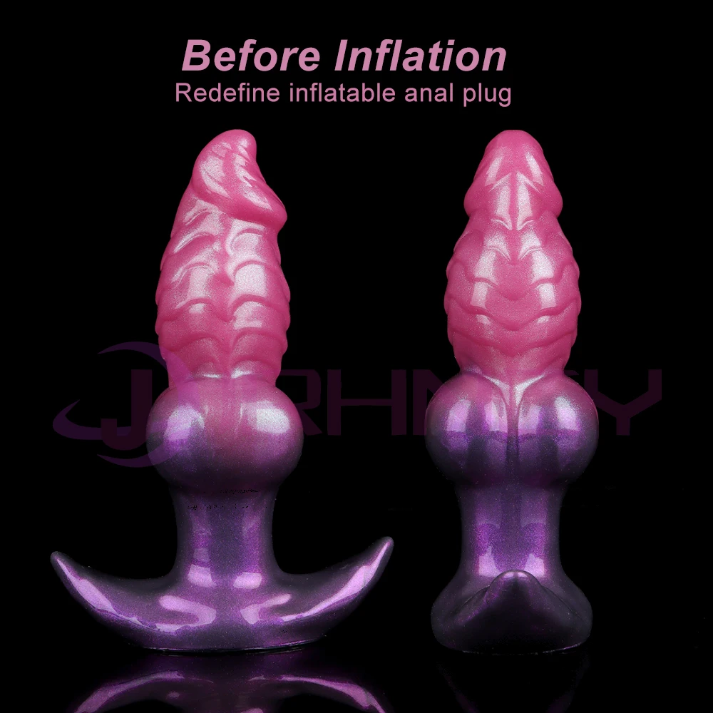 Aufblasbarer Silikon Analplug Für Prostata Und G-punkt Stimulation_voghion.com