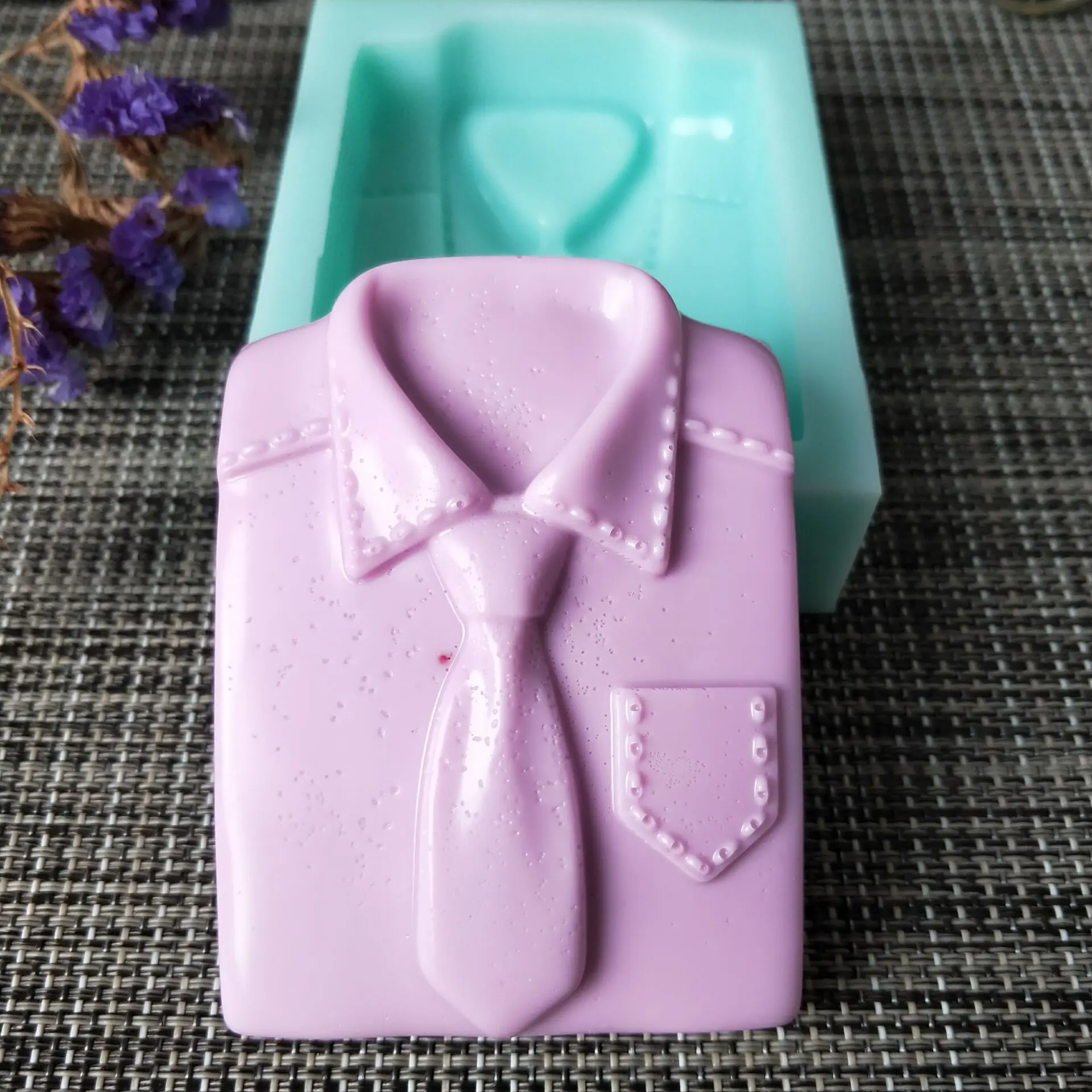 PRZY Clothes Shirt Soap Silicone Soap Mold Handmade Soap DIY Aroma Mould Soap Making Moulds Resin Clay Molds Silicone Rubber