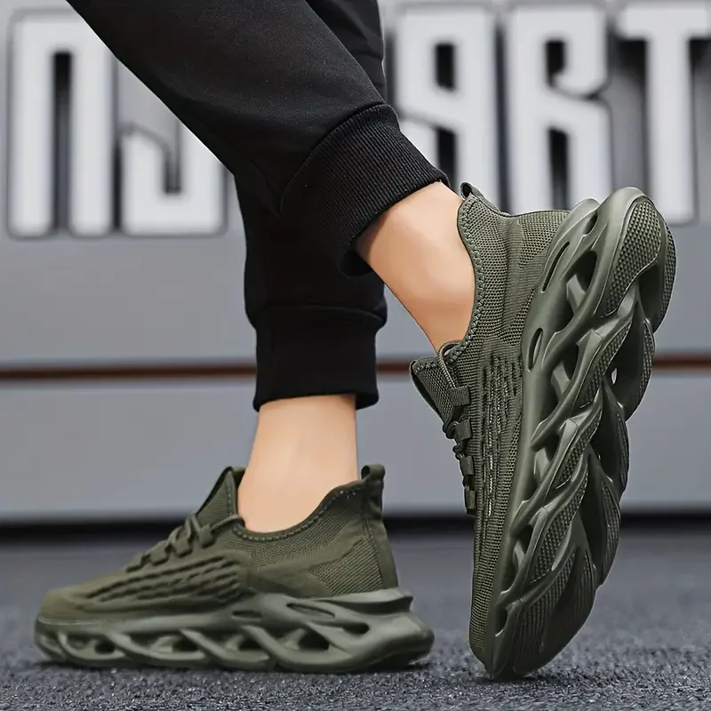 MAEDEF, zapatos para hombre, zapatillas deportivas para hombre, zapatos planos transpirables de malla, calzado informal de calle versátil, zapatillas deportivas para correr, tenis y caminar