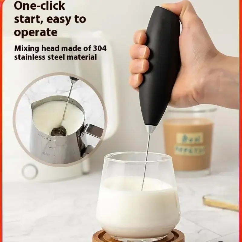 1 pçs mini portátil handheld elétrico batedor de ovo misturador batedor de café liquidificadores para utensílios de cozinha batedor de leite agitador