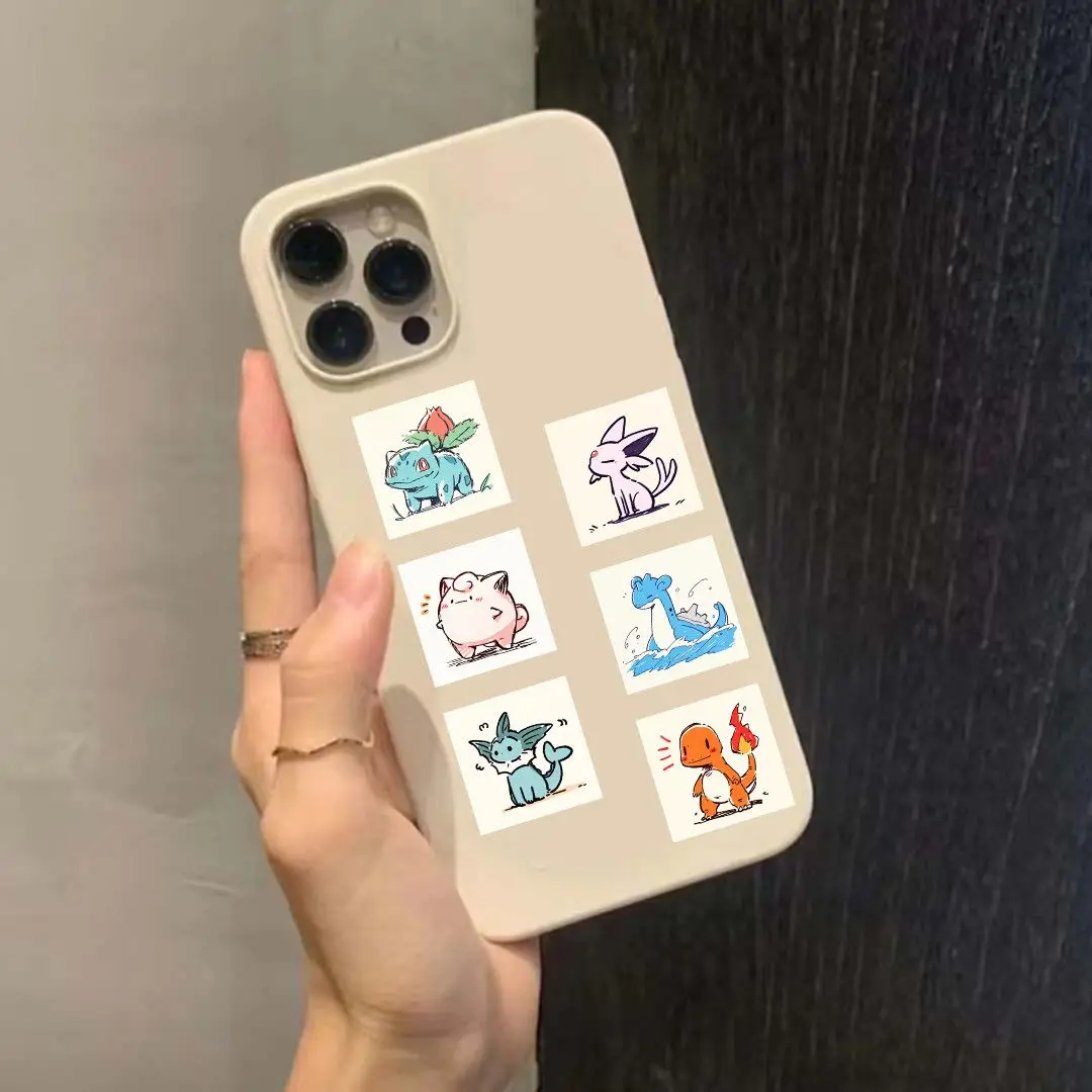 500 Sheets/Roll Pokémon Avatar Stickers Cute Decorative Stickers for Journals, Room Decor, Cartoon Back-to-School Study Gift view 5