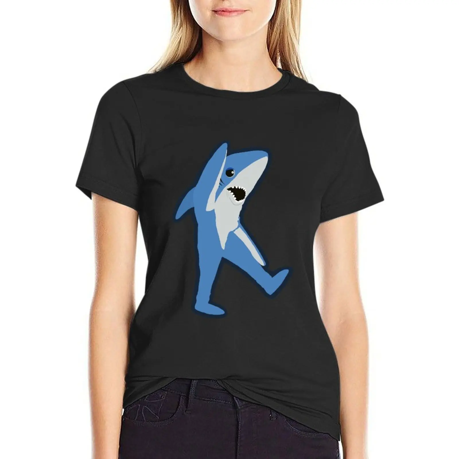 

Left Shark T-Shirt summer tops cute tops cute clothes t shirts for Women graphic