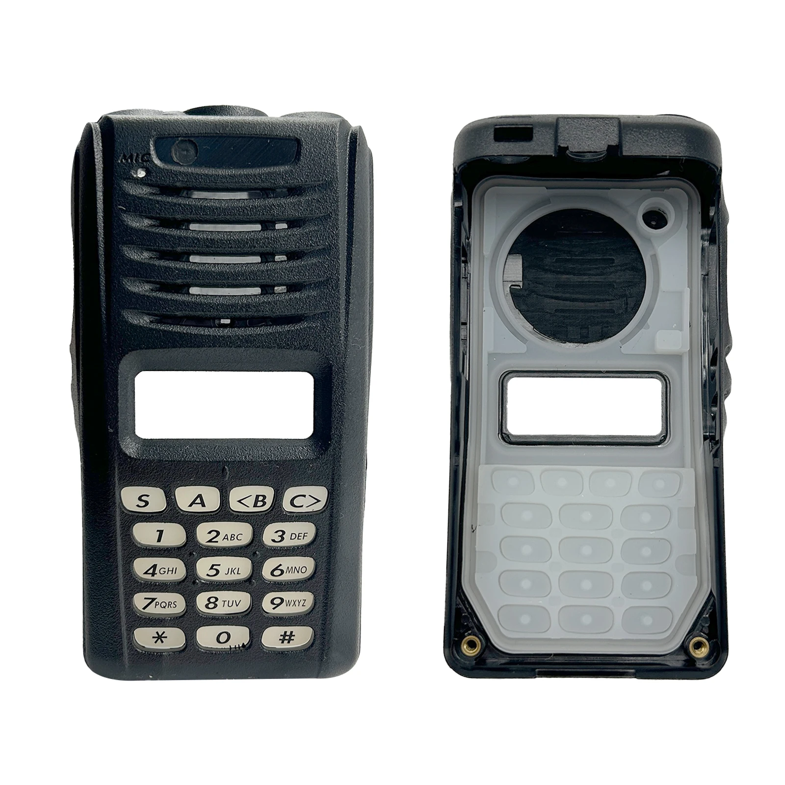 Full-keypad Replacement Repair Case Housing Cover Kit For NX-320 NX320 Portable Two Way Radio