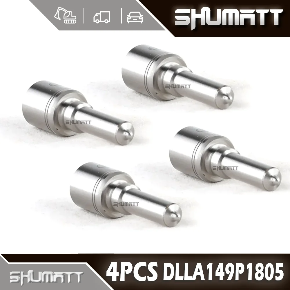 

XINGMA NEW 4PCS DLLA149P1805 Fuel Injector Nozzle 0433172099 For Injector 0445120168 0445120405 0445120406 OE # 6C46 9F593 AB