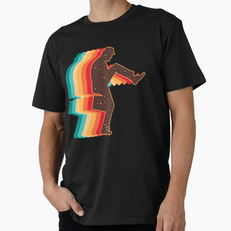 

Color Silly Walks 80s vintage movie Monty Python Funny gift T shirt for men Large size Tops 100% cotton printed Clothes S-6XL