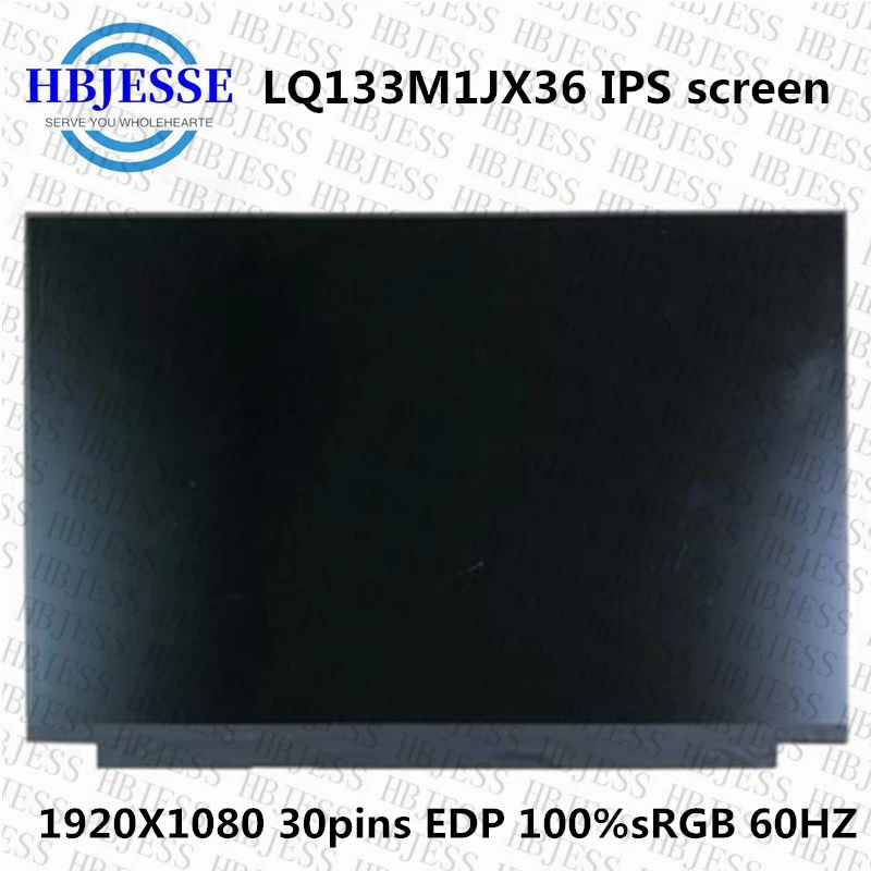 

Original 13.3''Inch LQ133M1JX36-A01 LQ133M1JX36 13.3" IPS Laptop LCD Screen Panel Matrix Replacement Non Touch 1920X1080