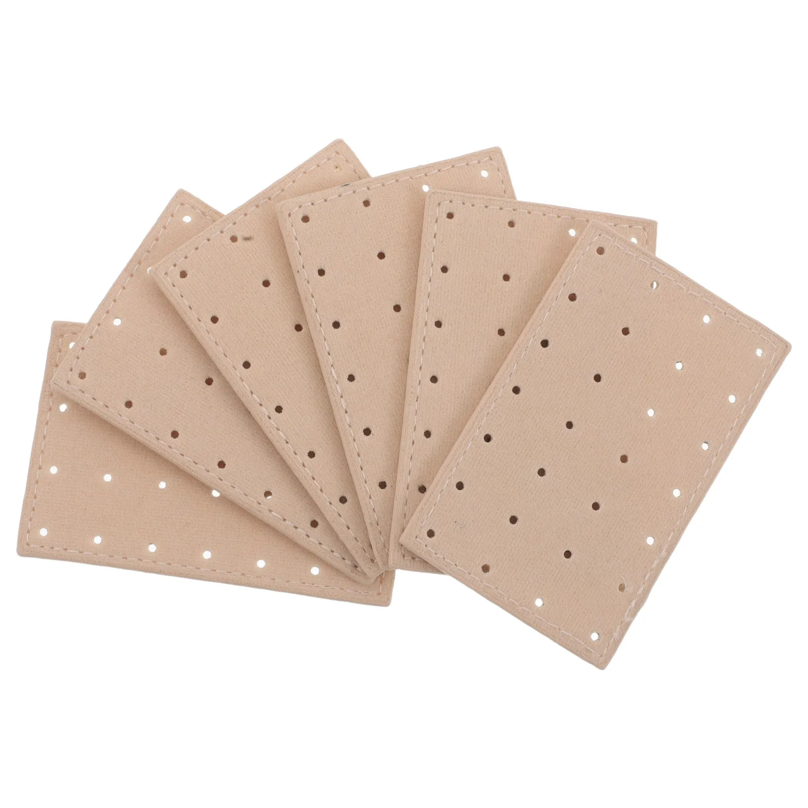 

6 шт., органайзер для сережек, портативная панель для демонстрации ювелирных изделий, держатель для сережек-гвоздиков для путешествий и домашнего использования, стеллаж для демонстрации шпилек для ушей