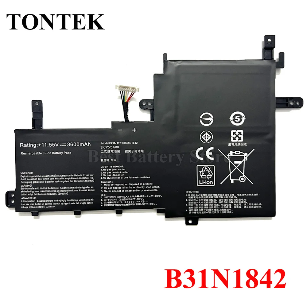 B31N1842 Laptop Battery For ASUS VivoBook 15 F513EA K513E KM513UA M513IA S513EA S531F S533UA X513EA X531FA X531FL