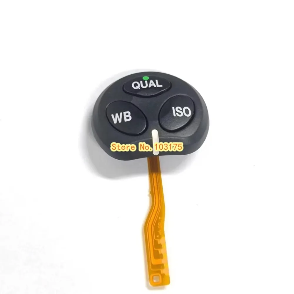 جديد استبدال مفتاح زر QUAL WB ISO لليسار لجزء كاميرا نيكون D300 D300S D700