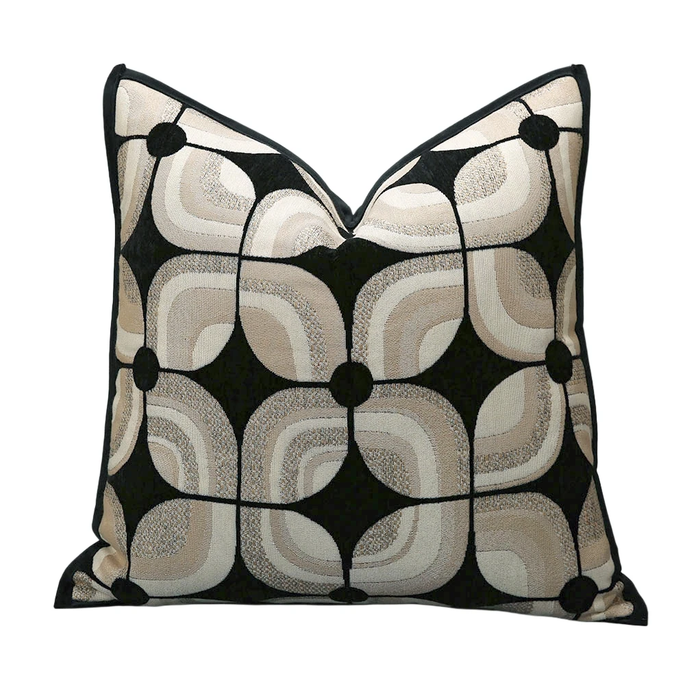 Luxury Cushion Cover Vintage Pattern Pillowcase Home Decor Throw Pillow Cover High-end Hemming Pillow Case 45x45cm 50x50cm 30x50