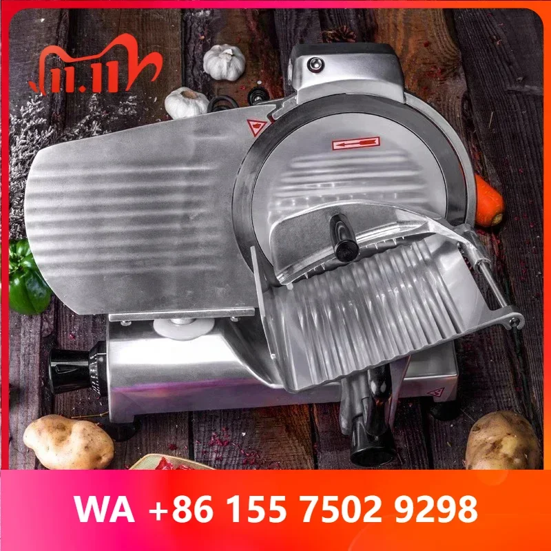 Commercial slir semi-automatic meat slir cutting beef and mutton roll hine frozen meat hand push meat planer