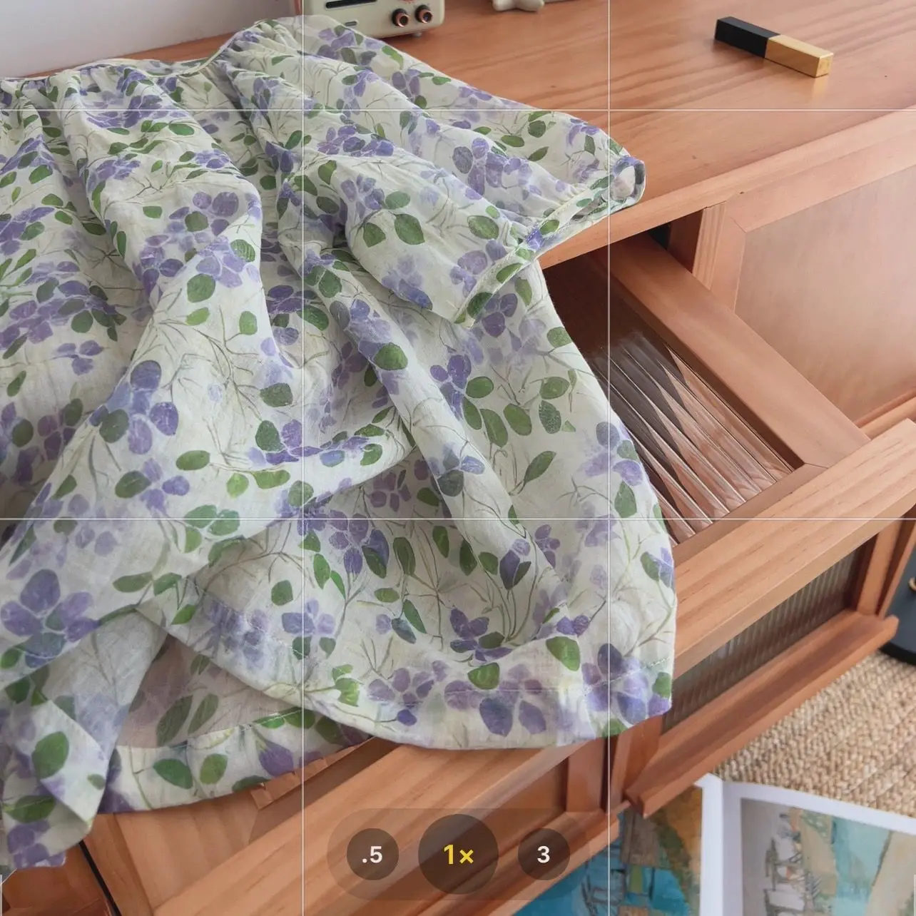 Sweet Youthful Loose Pleated Floral Doll irt Women's New Summer Bubble ort Sve Blouse Thin Batwing Sve Square Collar