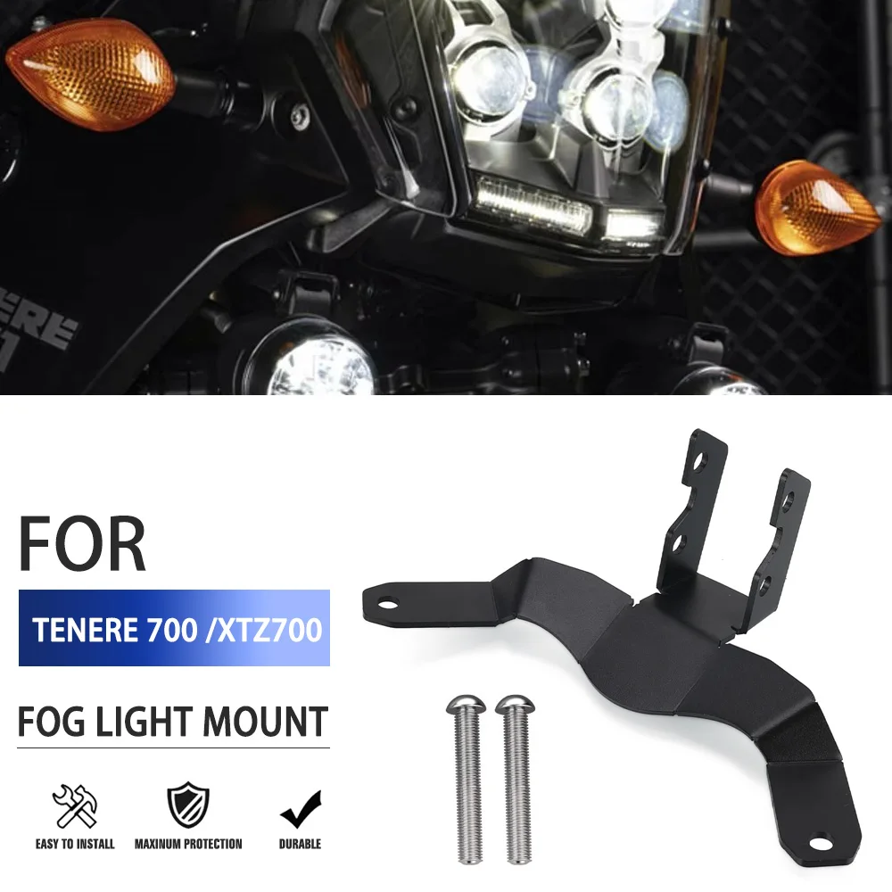 

2023 For Yamaha Tenere 700 XTZ700 Tenere 700 Rally Edition / World Raid LED Lights Bracket Auxiliary Lights Fog Lights Bracket